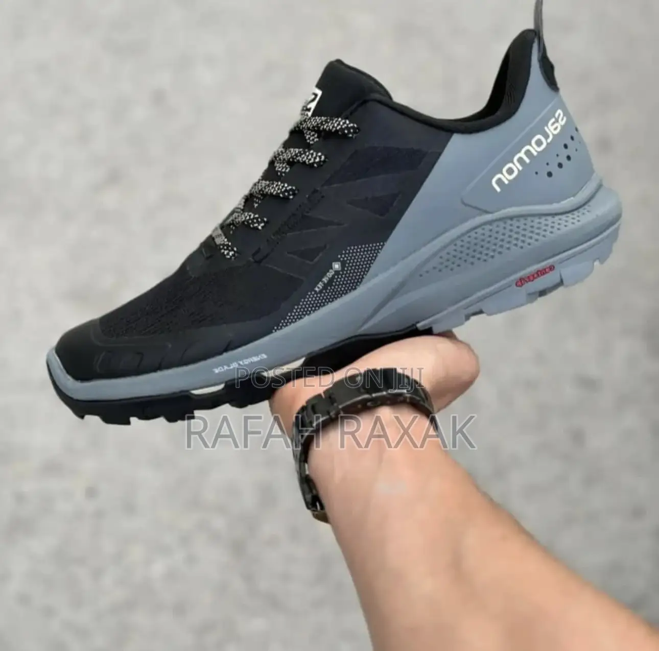 Black/Grey Salomon Outpulse Gore-Tex Casual Hiking Sneakers