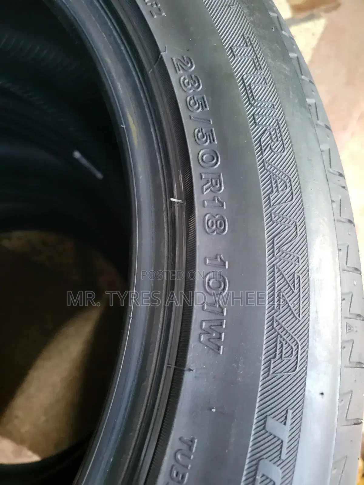 235 50 R18 Used Bridgestone Made in Thailand Please