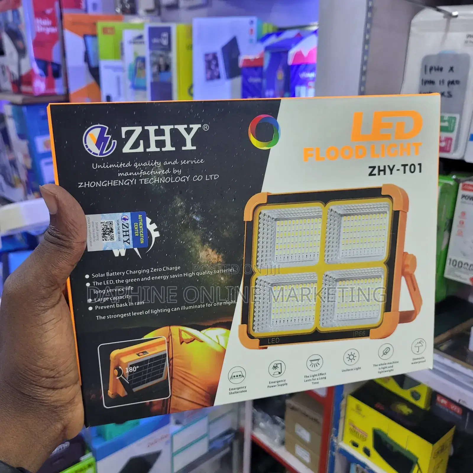 ZHY Rechargeable Light/ Solar and Rechargeable Light