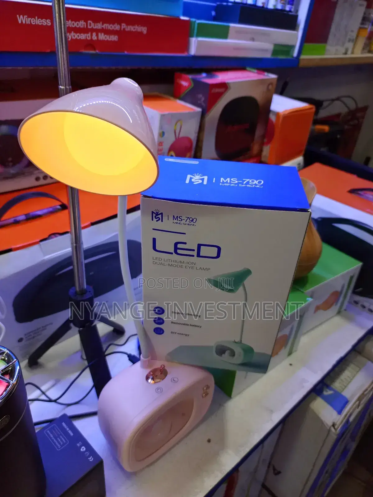 Led Lithium-Ion Dual Mode Eye Lamp. Electric Bed Lamp Bulb