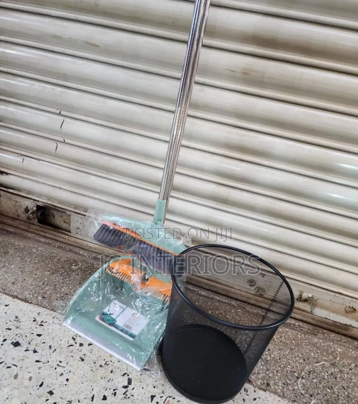 Cleaninf Broom and Basket