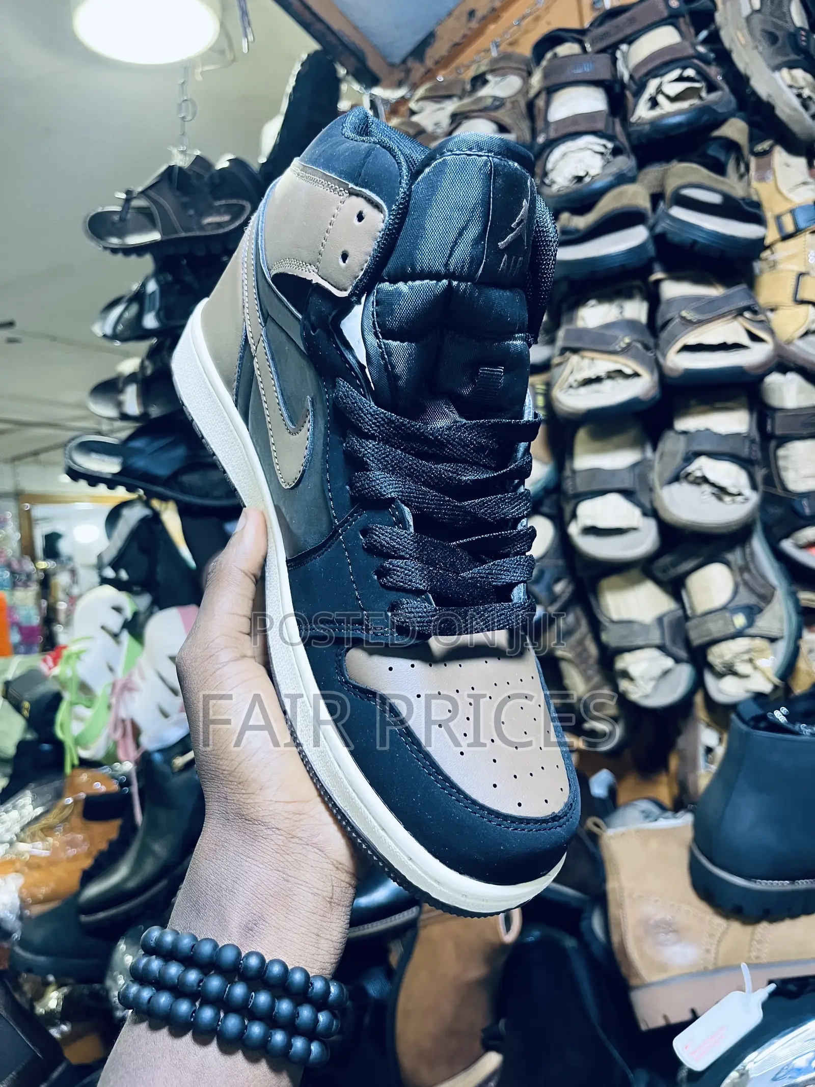 Brown Jordan 1 Unisex Shoes