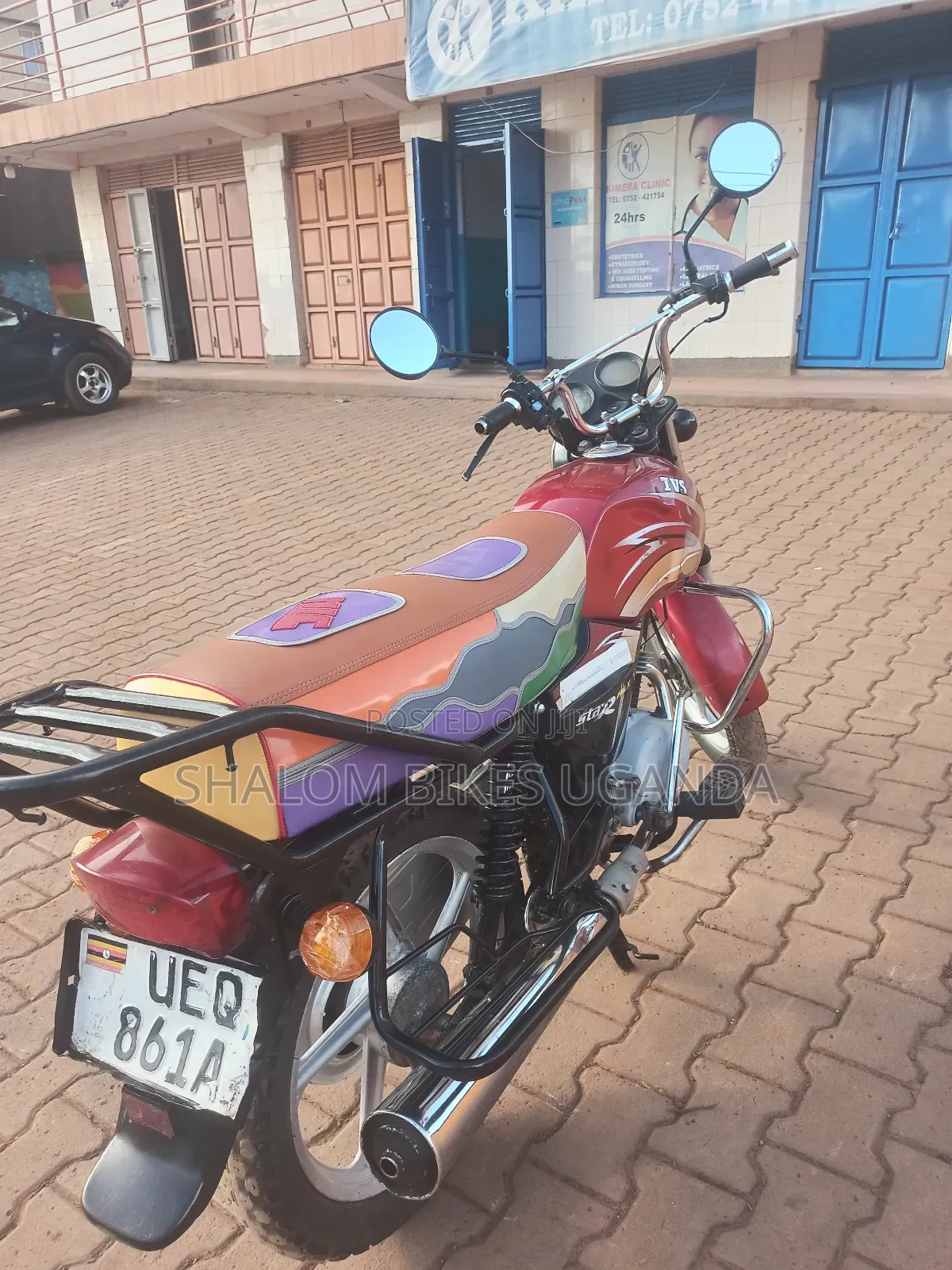 TVS XL 100 2019 Red