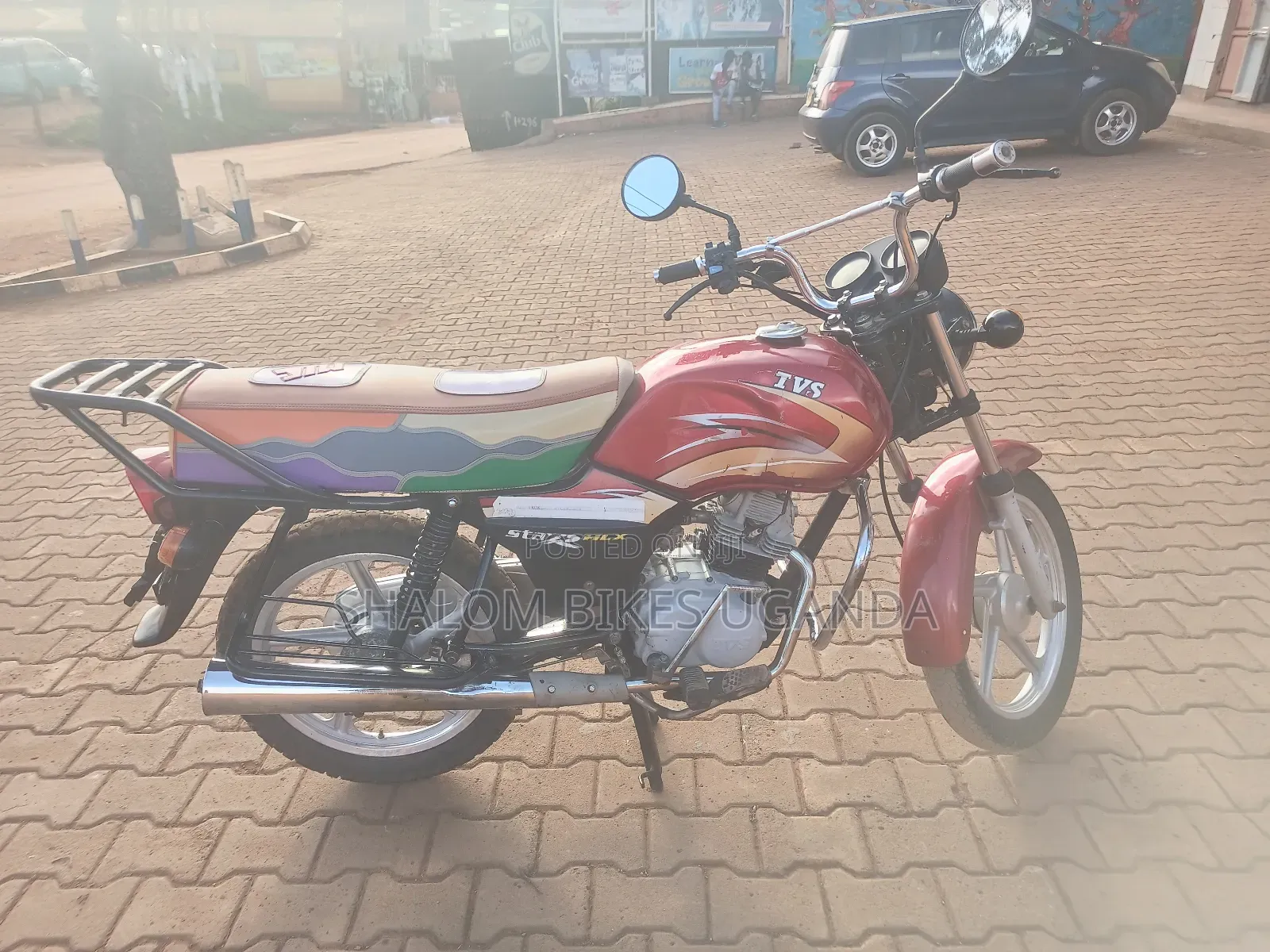 TVS XL 100 2019 Red