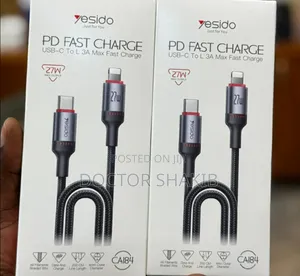 Unique Original Yesido USB-C to Lighting 27W