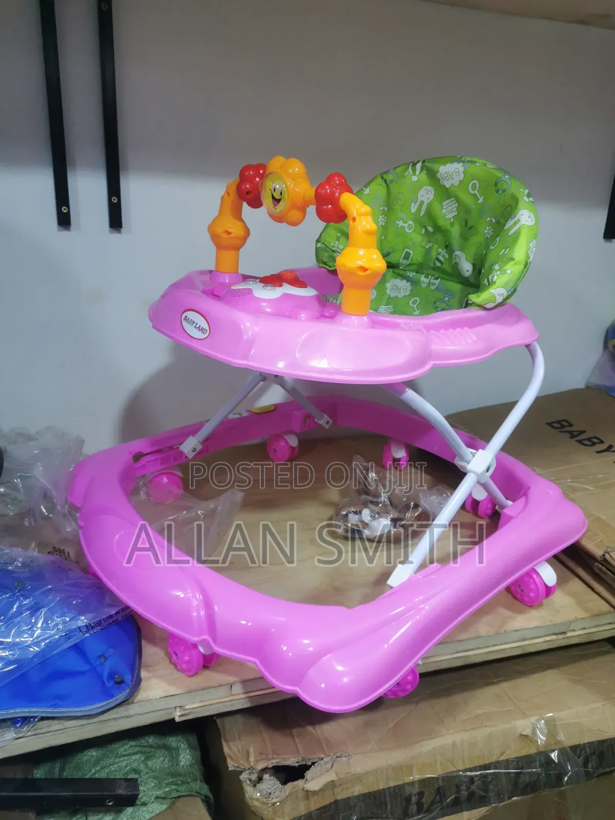 Pink Baby Walker