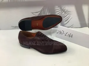 Black and Brown Suede Shoes