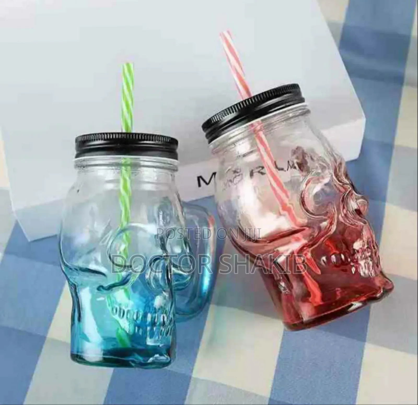 Unique Skull Shaped Mason Jars