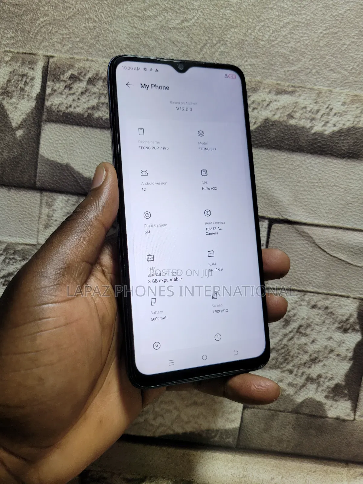Tecno Pop 7 Pro 64 GB Black