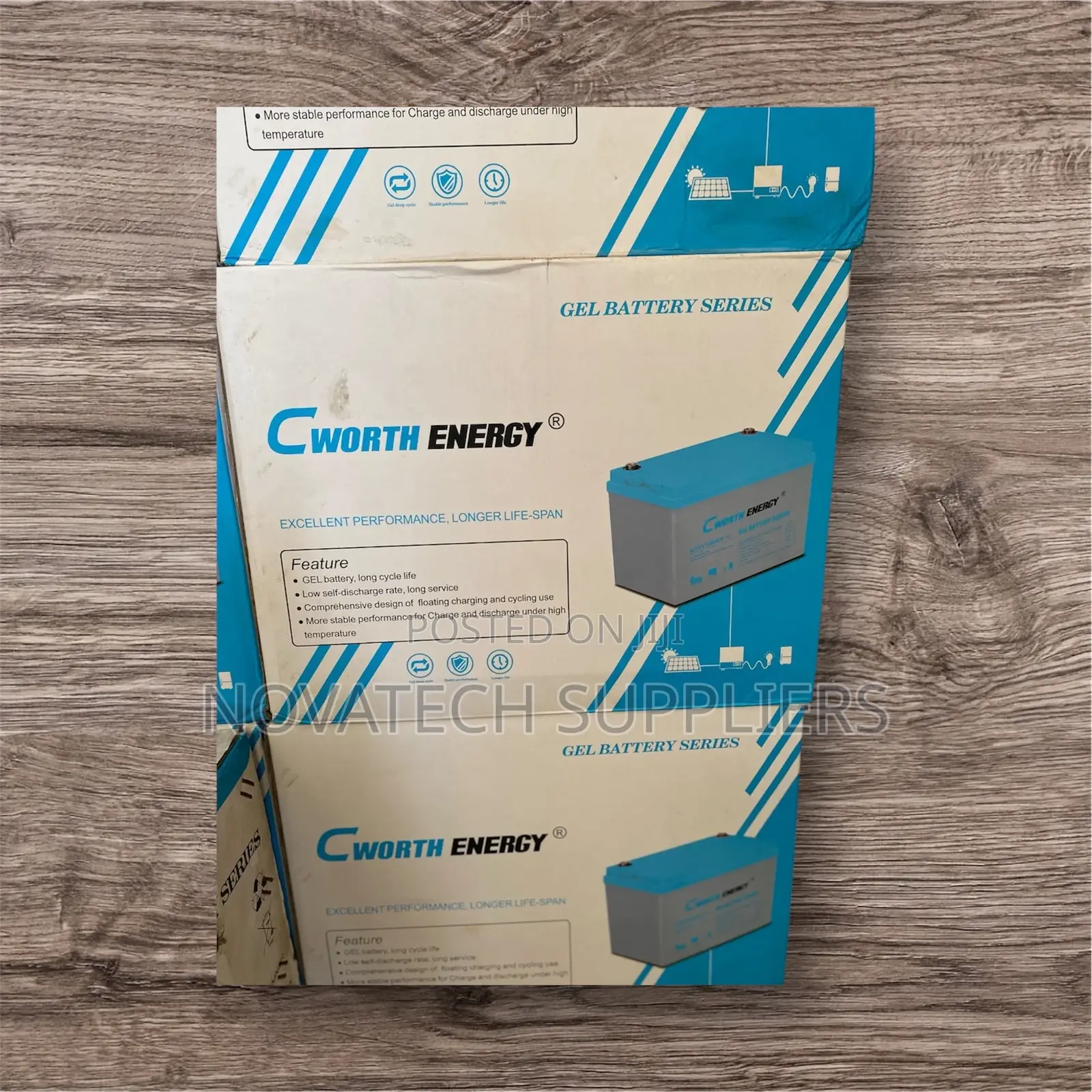 100ah GEL Solar Batteries / Cworth Energy