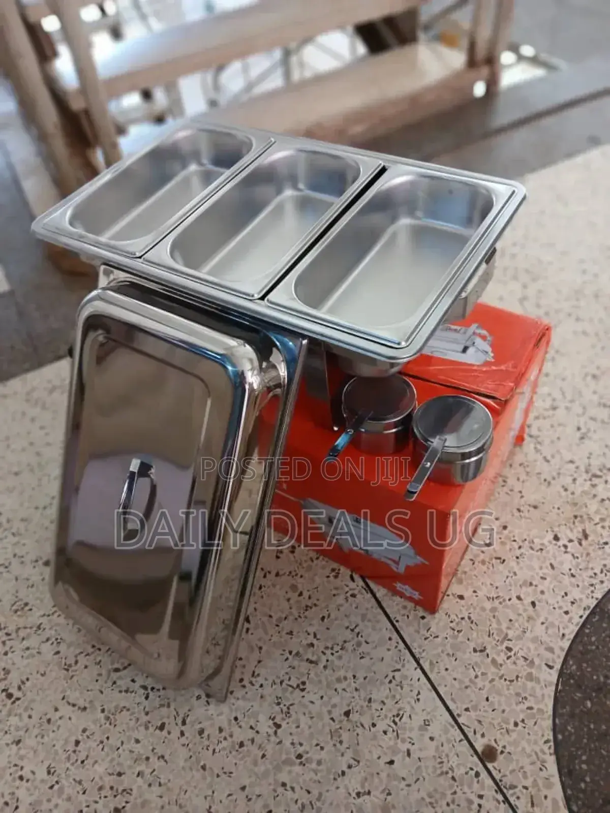 Triple Chafing Dishes Set