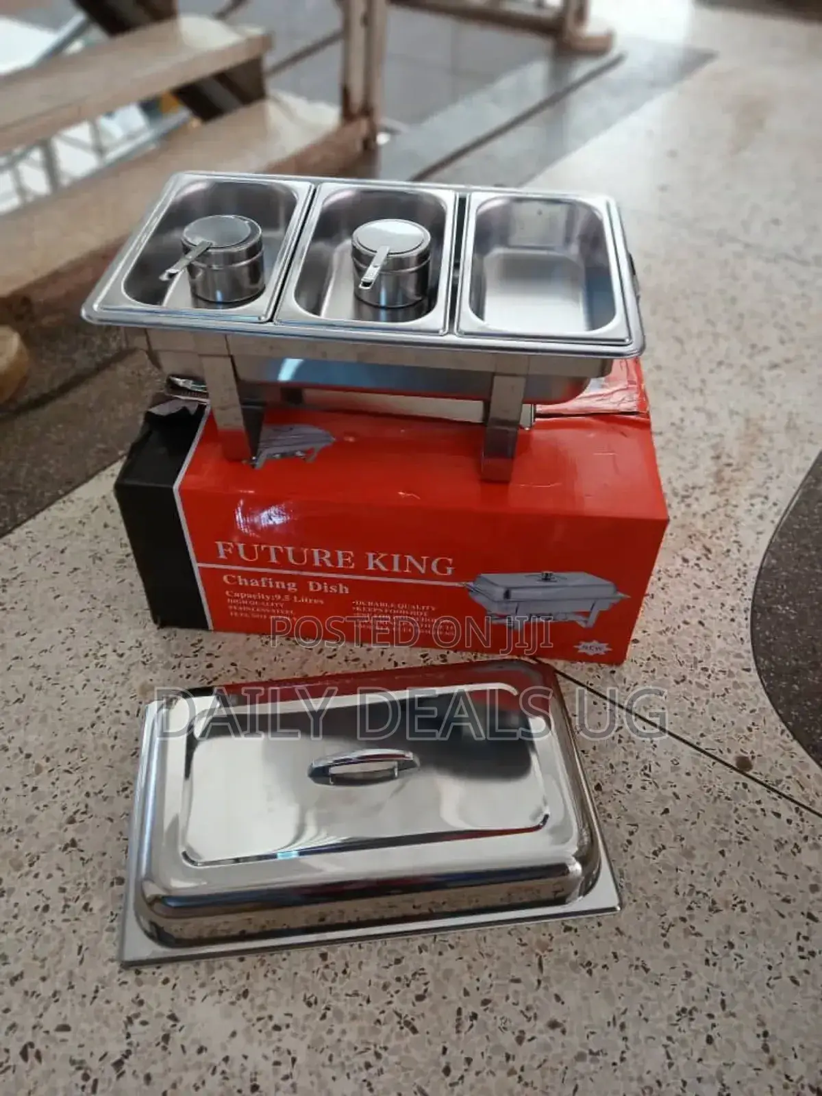 Triple Chafing Dishes Set