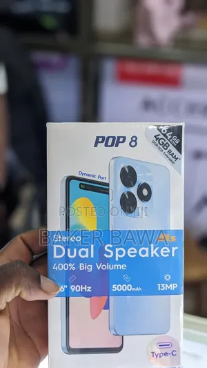 New Tecno Pop 8 64 GB Blue