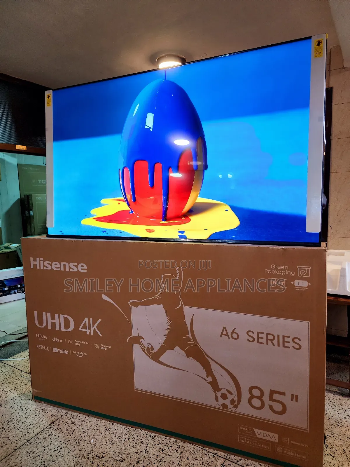 UHD4K Hisense 85inches Vidaa Smart Tv