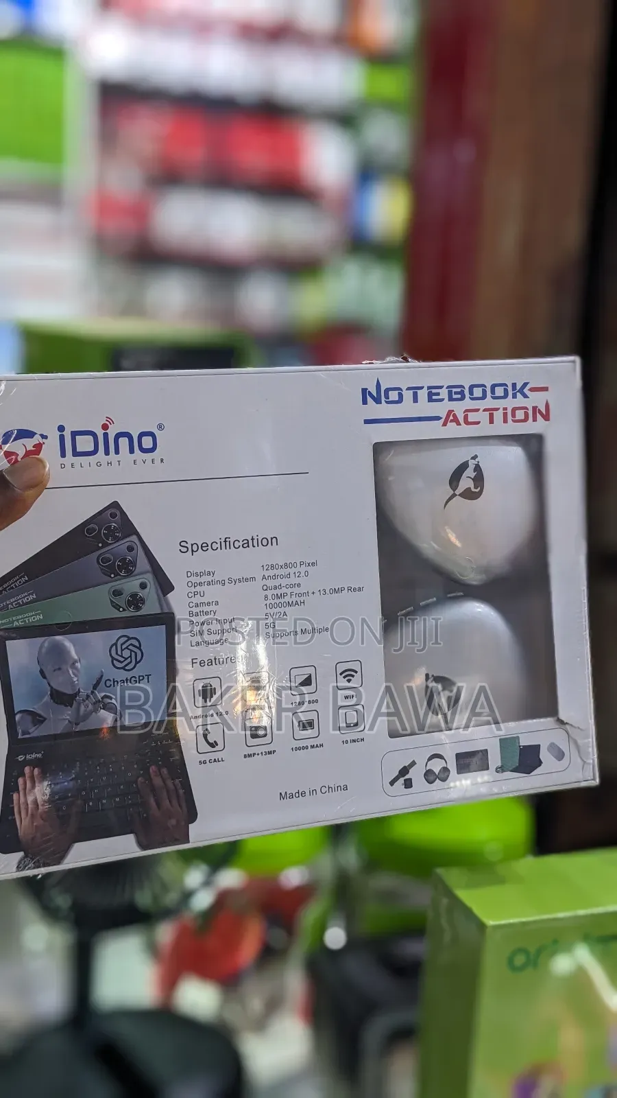 New Idino Notebook 10 512 GB Black