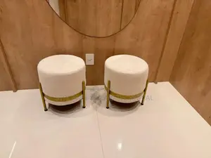 A Pair of 2 Ottoman Stools / Poufs for Homes / Boutiques