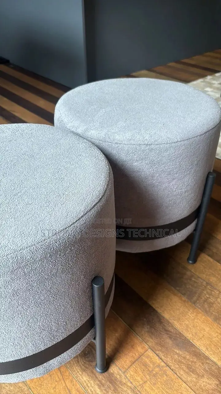 A Pair of 2 Ottoman Stools / Poufs for Homes / Boutiques