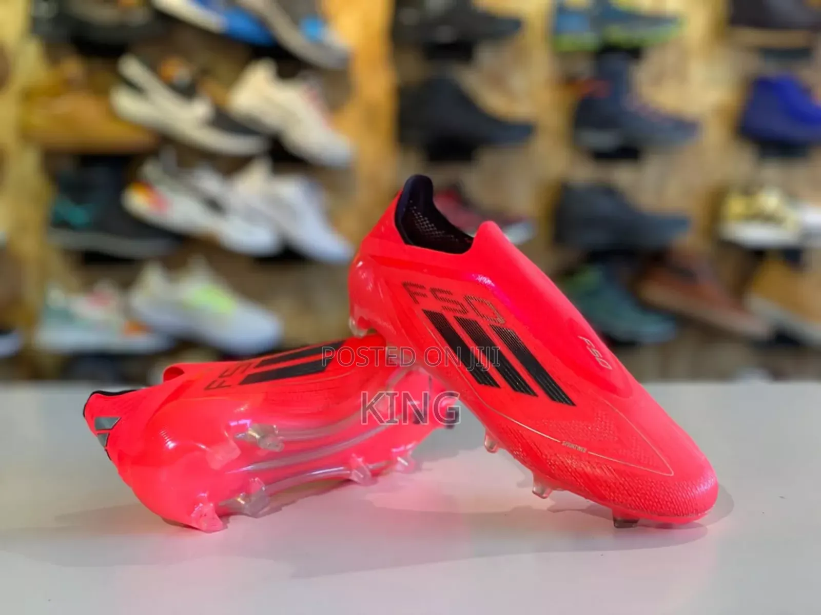 Alpha Adidas F50+ FG Orange Football Cleats