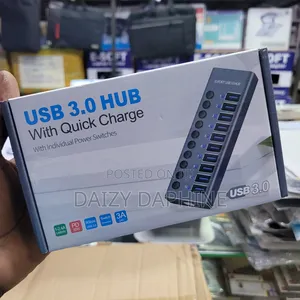 10 Ports USB3.0 HUB With Quick Charger