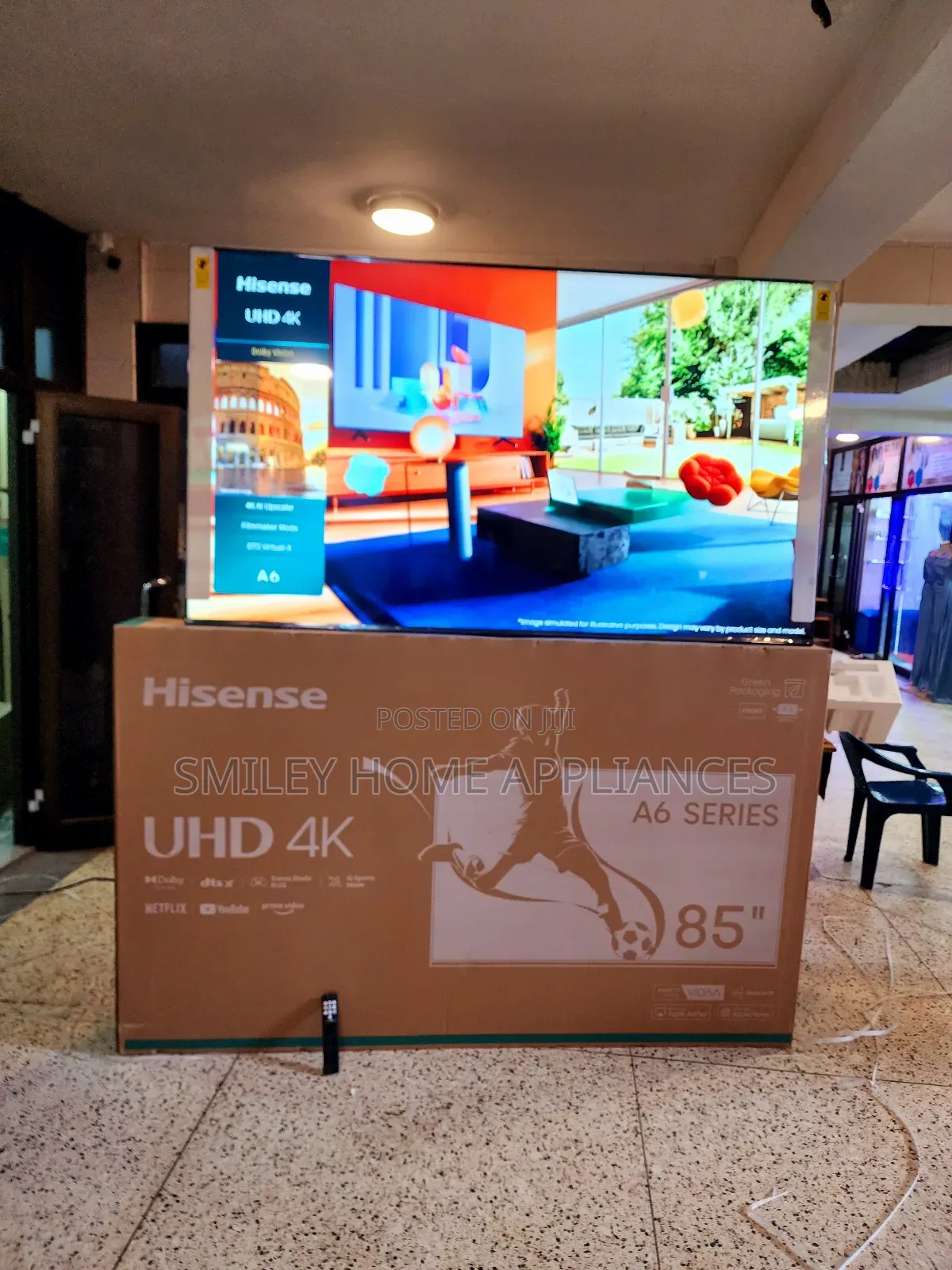 85A6N Hisense 85inches Vidaa A6 Series Tv