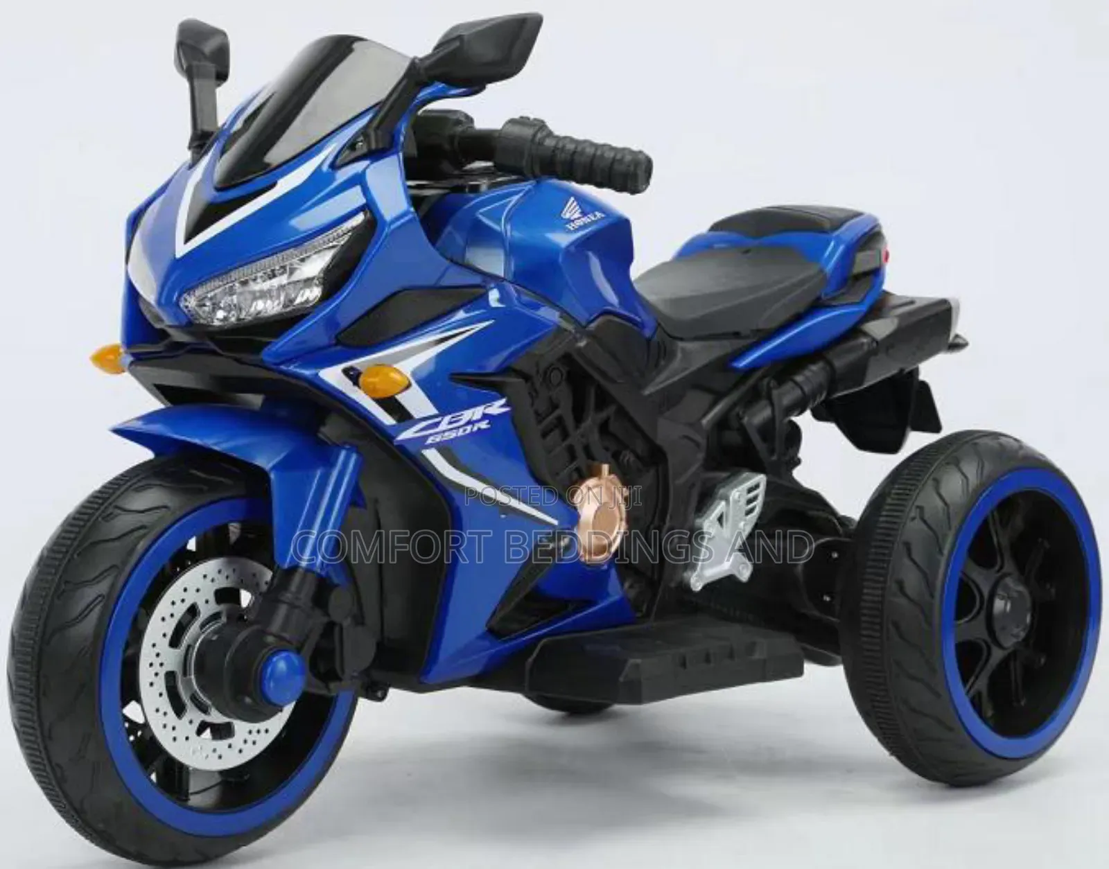Kids Rechargable Motorcycle Blue