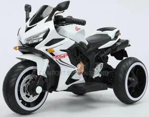 Kids Rechargeable Motorcycle Bike White