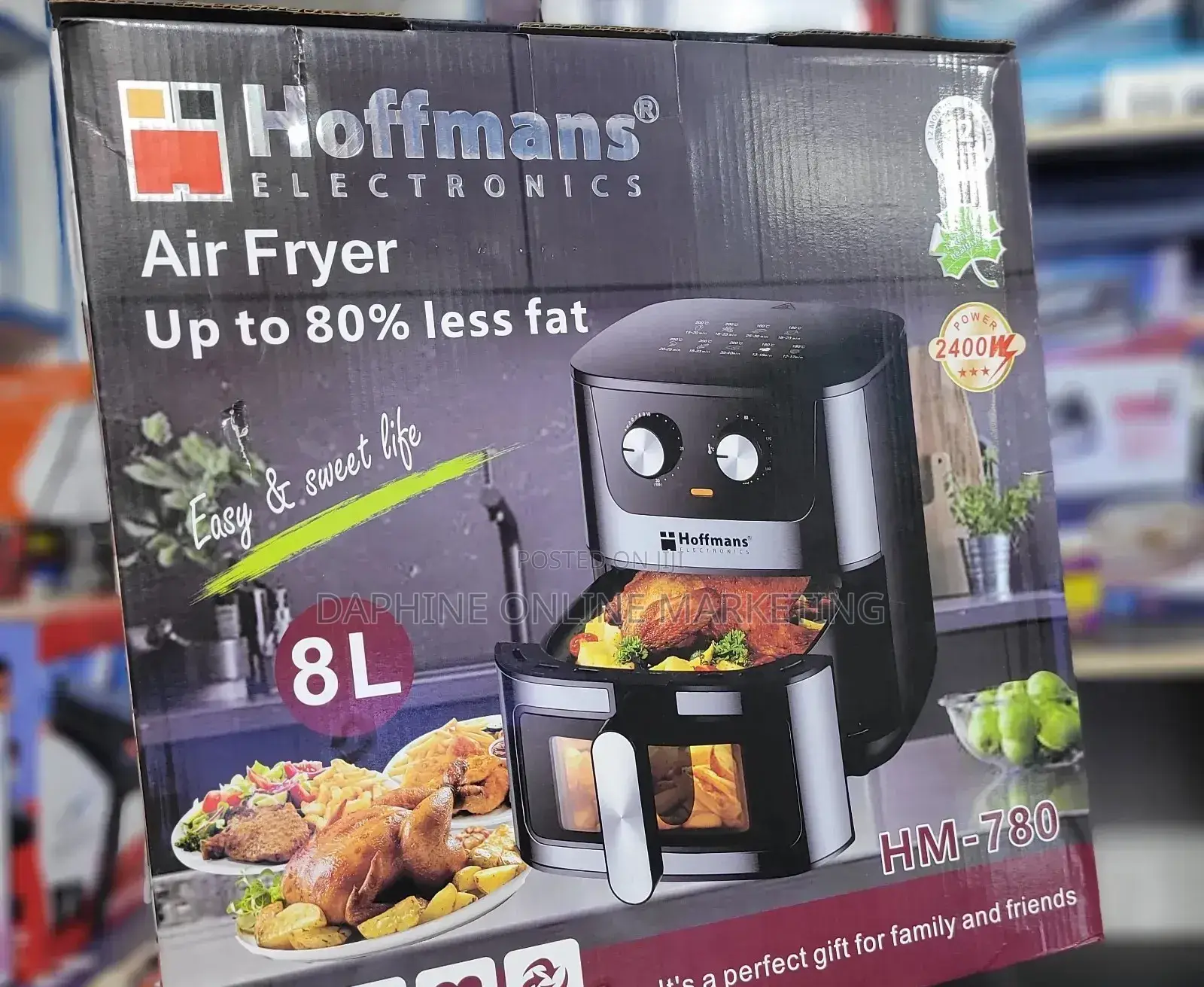 8L Hoffman Air Fryer/ Electric and Digital Air Fryer