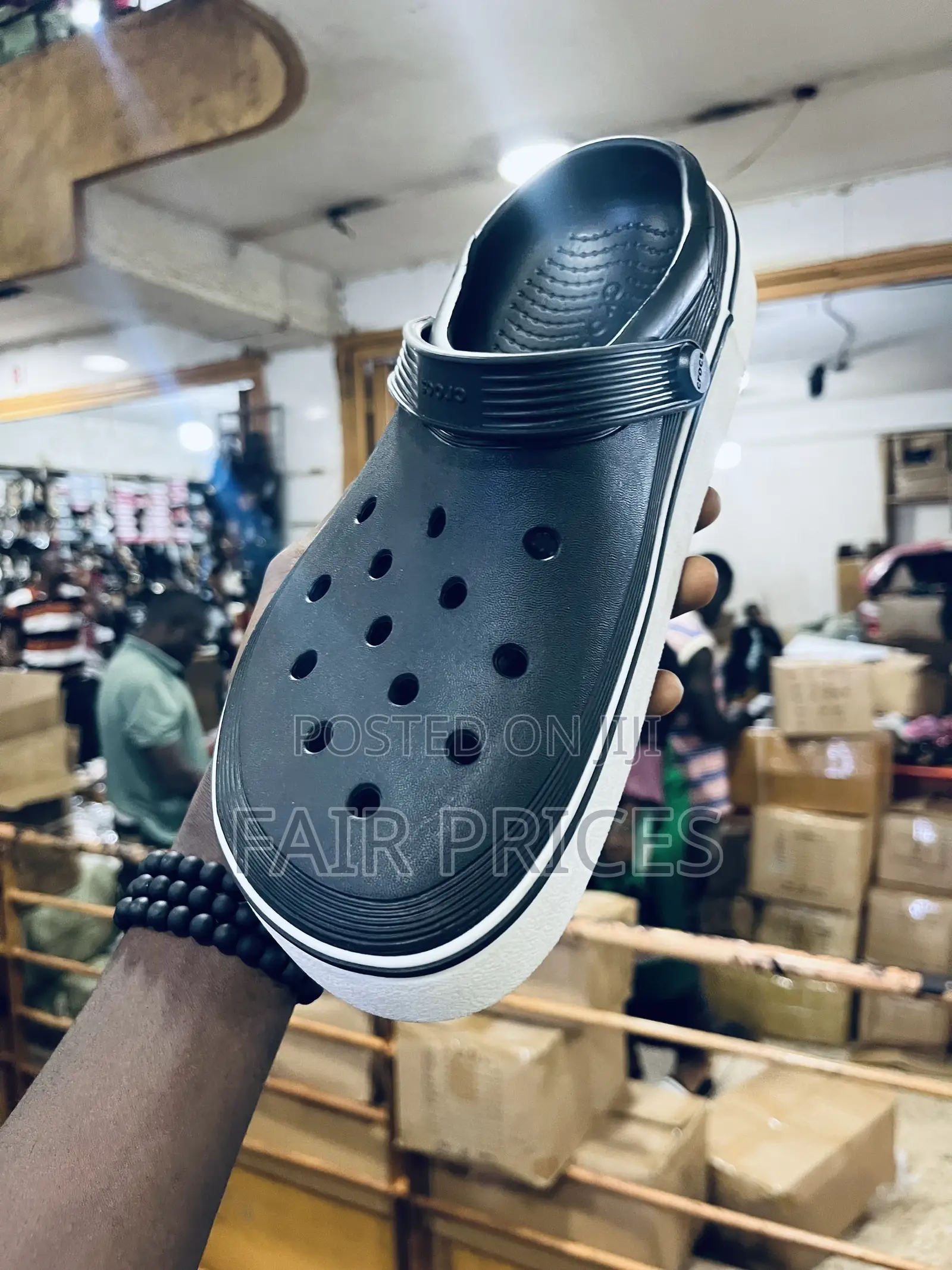 Crocs Sandals Black( Coffee,Grey and Navyblue Available)