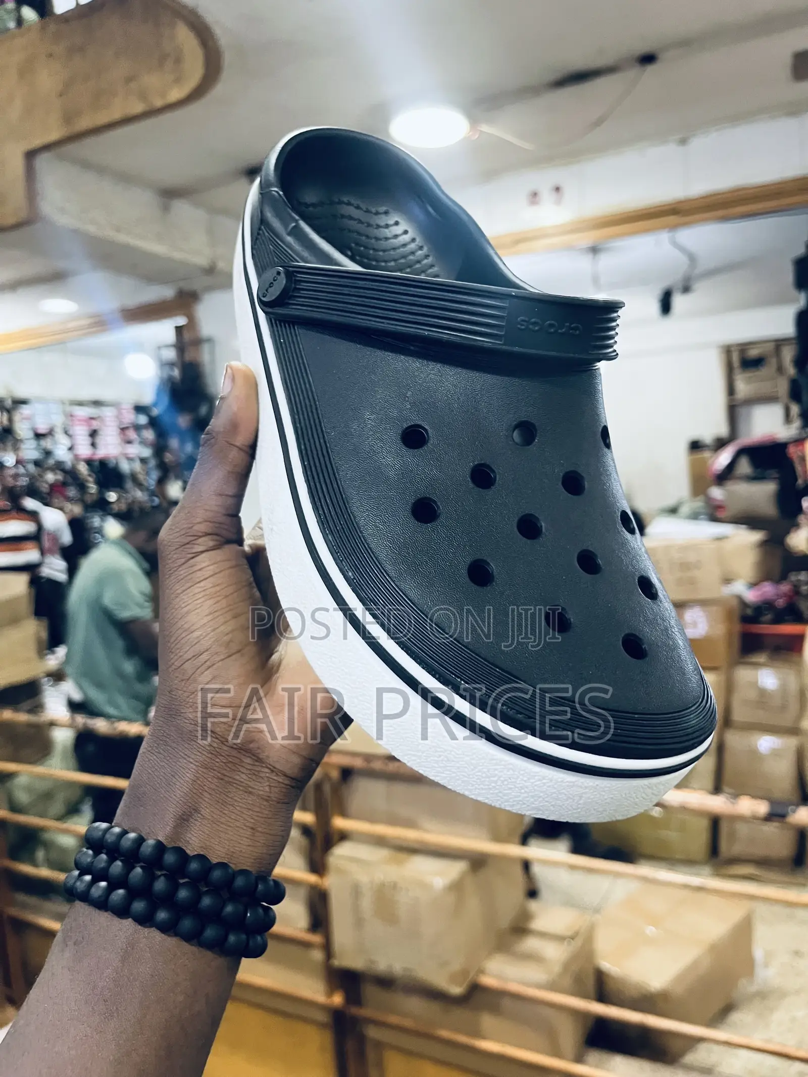 Crocs Sandals Black( Coffee,Grey and Navyblue Available)