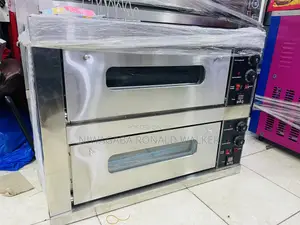 Double Deck 2 Trays Commercial Oven Electric