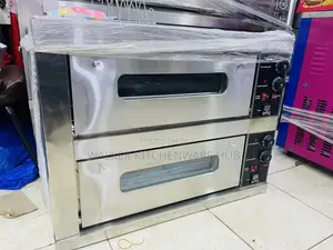 Double Deck 2 Trays Commercial Oven Electric