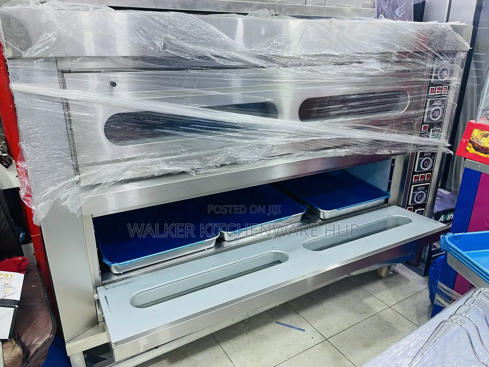 Double Deck 6trays Commercial Oven Full Electric