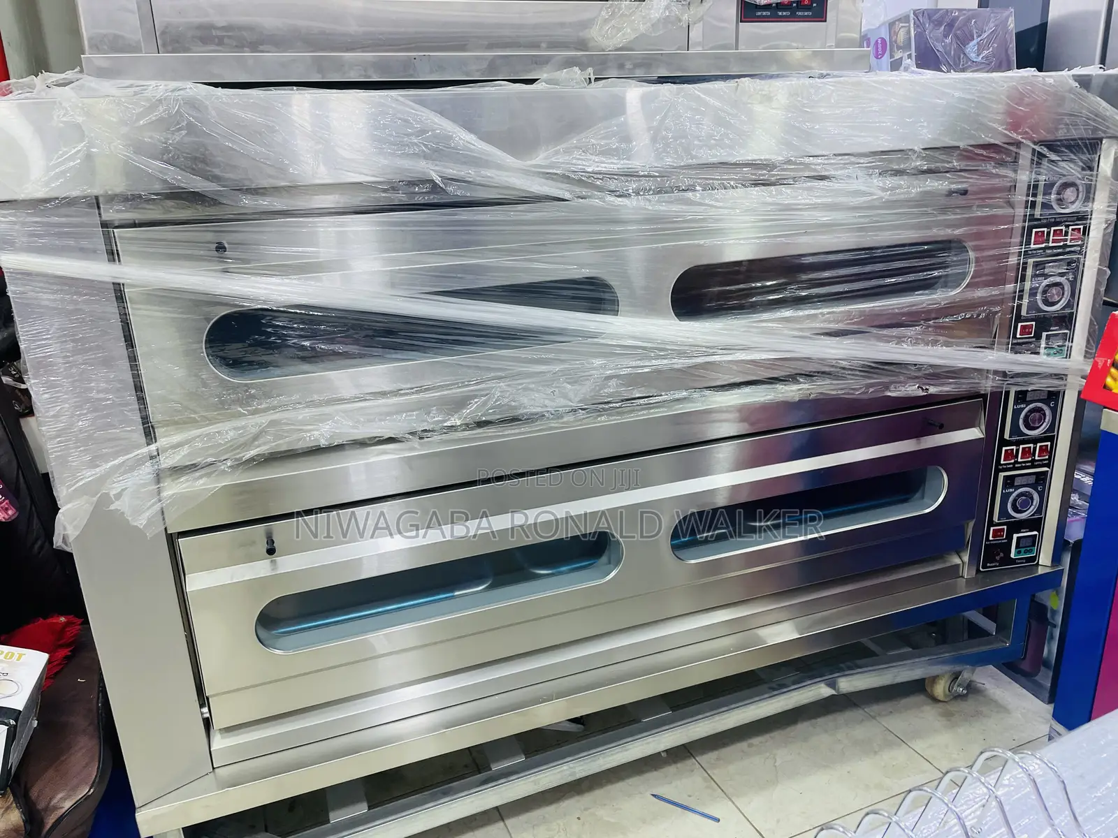 Double Deck 6trays Commercial Oven Full Electric