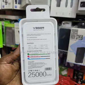 25000mah Veger Power Bank/ Slim Power Bank Veger 25000mah