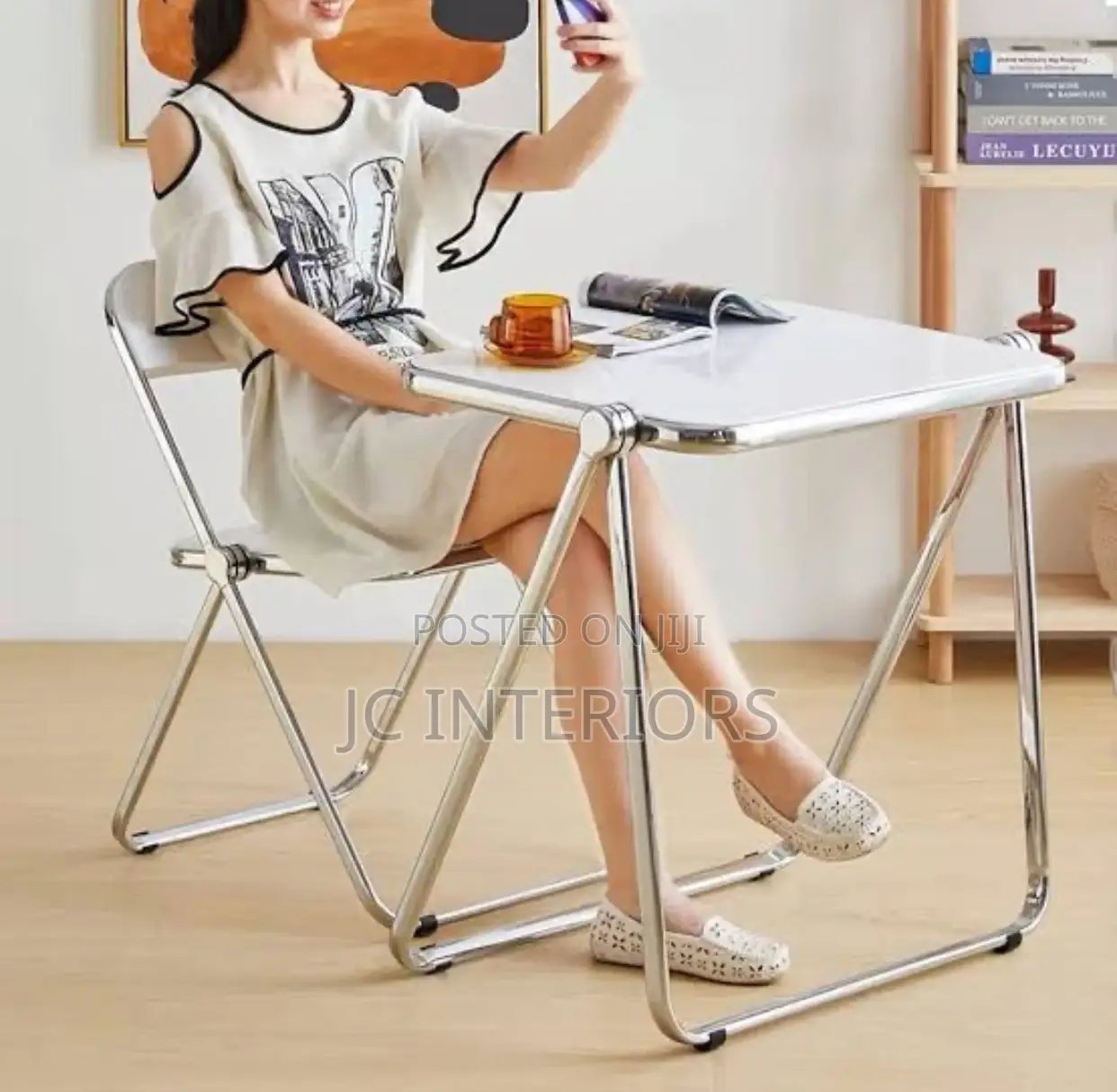 Acrylic Unbreakable Table and Chair