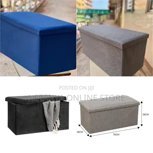Photo - Foldable Ottoman Box