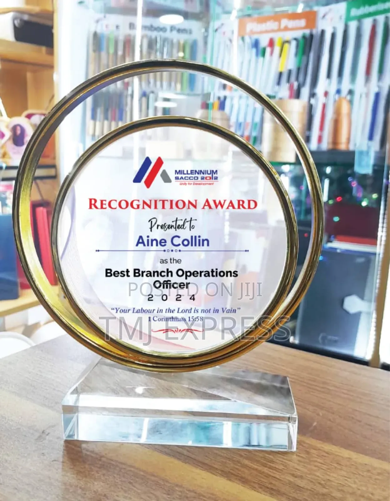 Glass Plaques or Awards