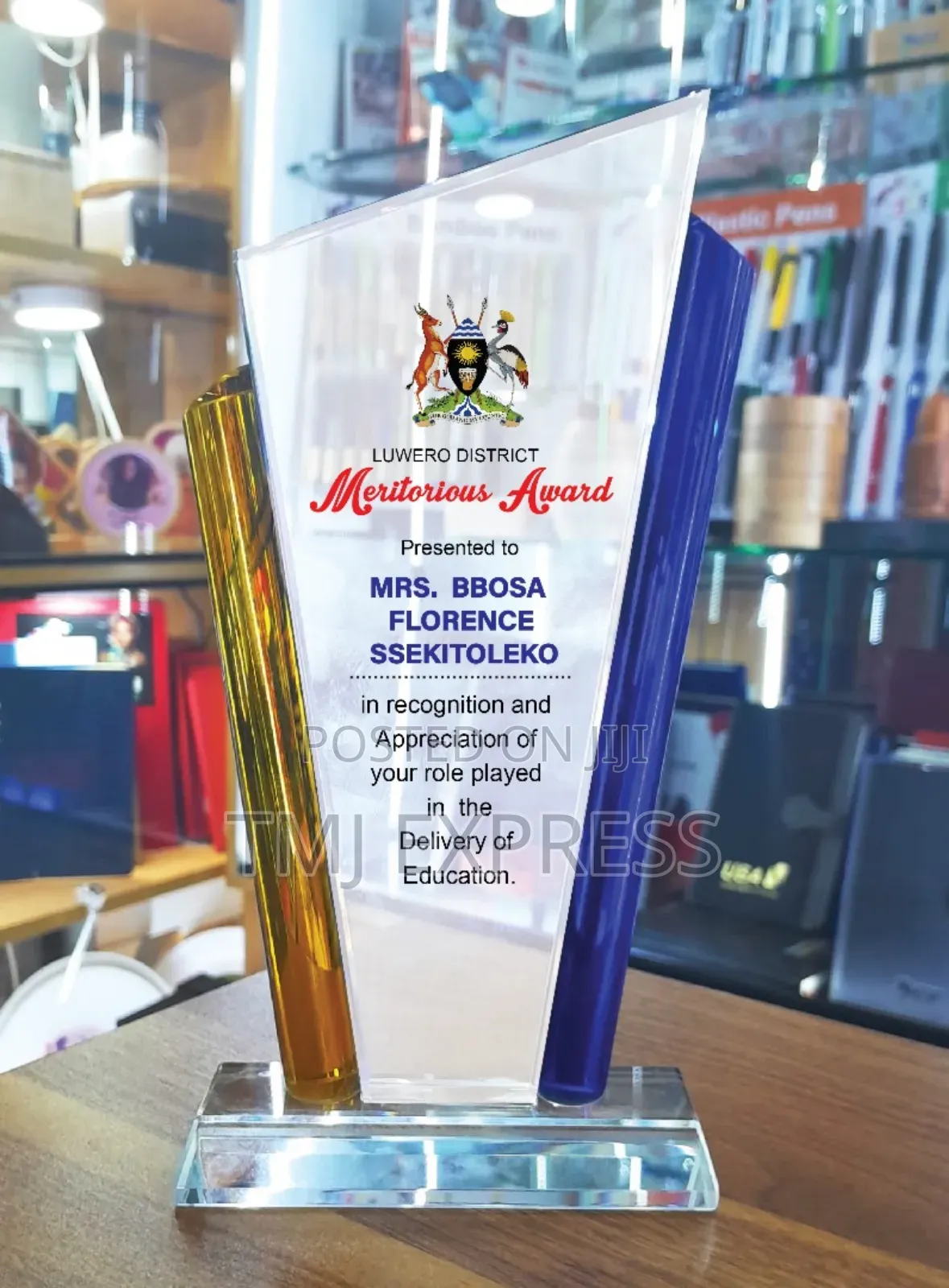 Glass Plaques or Awards
