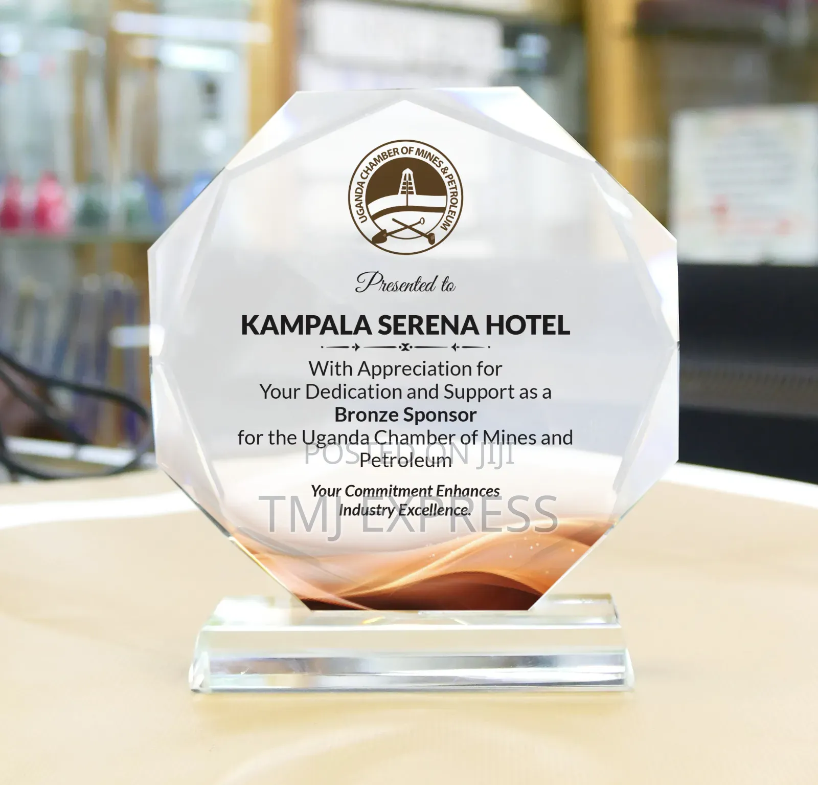 Glass Plaques or Awards