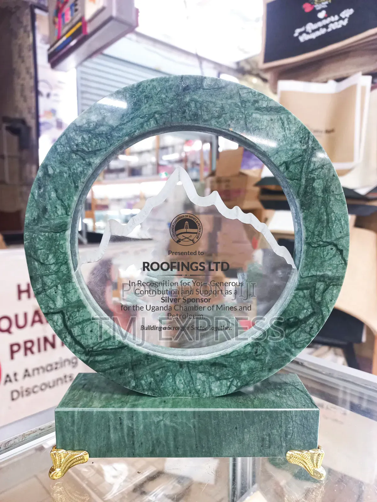 Glass Plaques or Awards