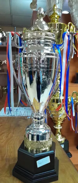Gold and Silver Football, Netball, Basketball Tropies