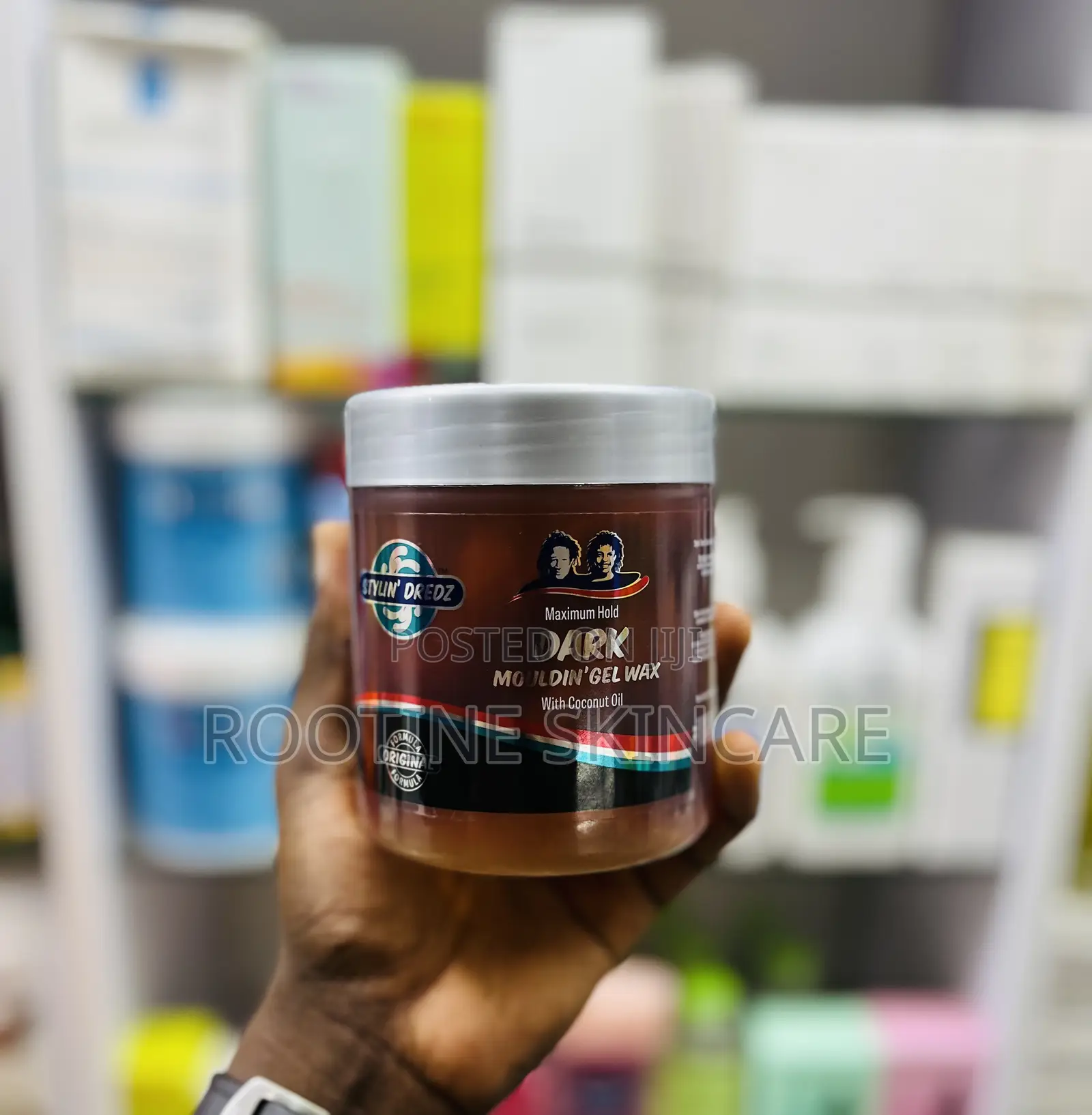 Styling Dredz Dark Maximum Moulding Wax With Coconut Oil