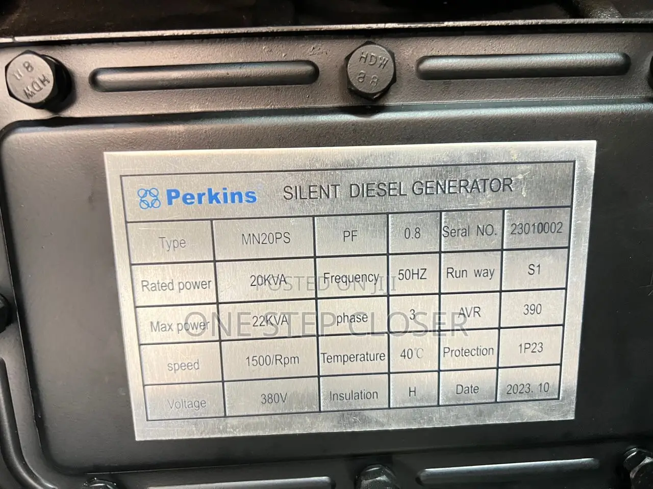 20kva Super Silent Generator for Perkins