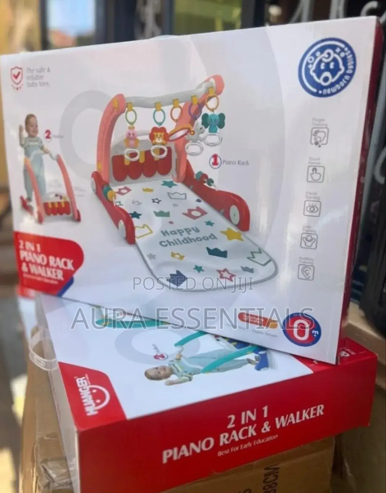 2 in 1 Huanger Piano Play Mat and Walker