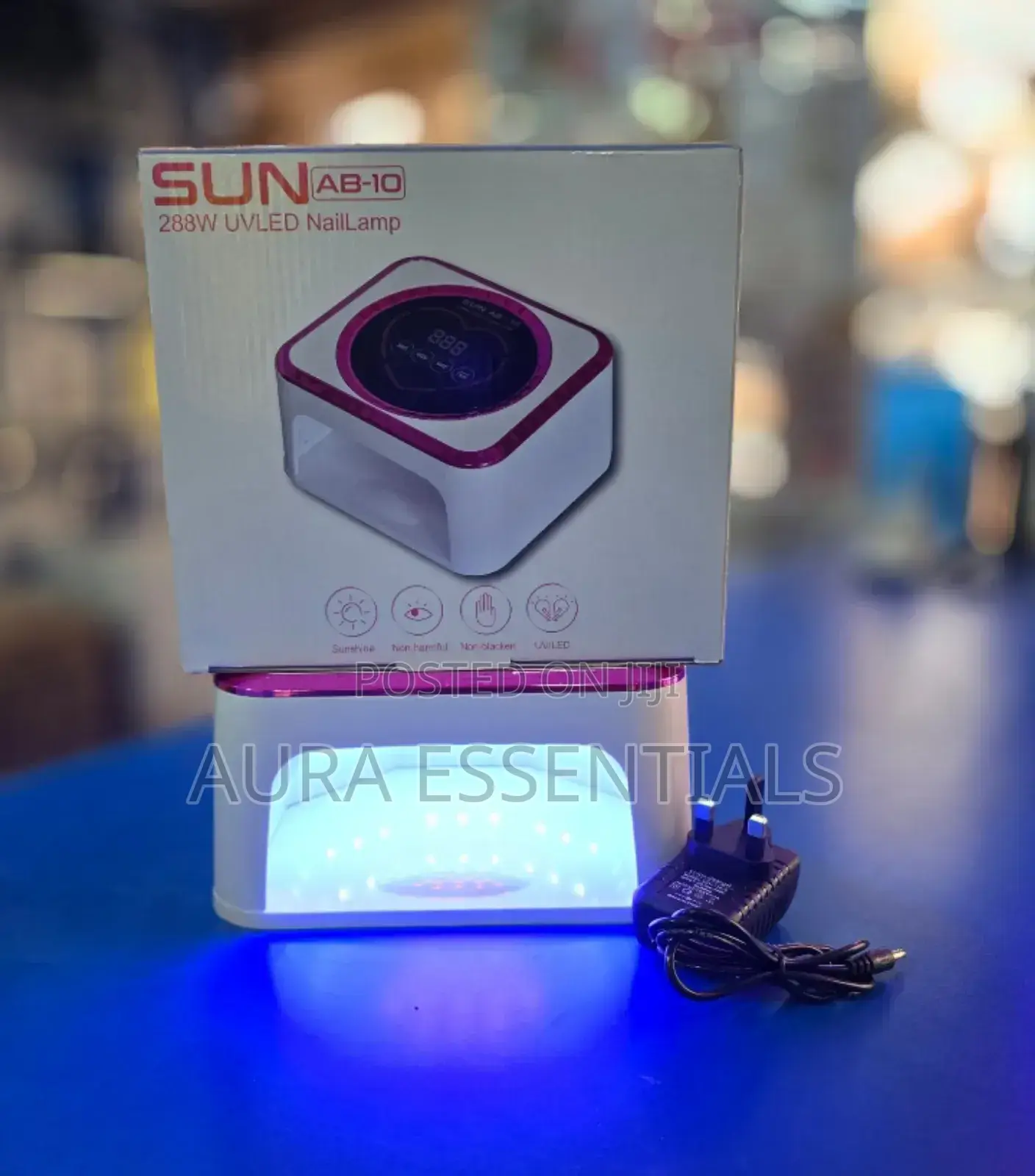 288watts Sun Ab-10 UV Led Rechargeable Nail Lamp