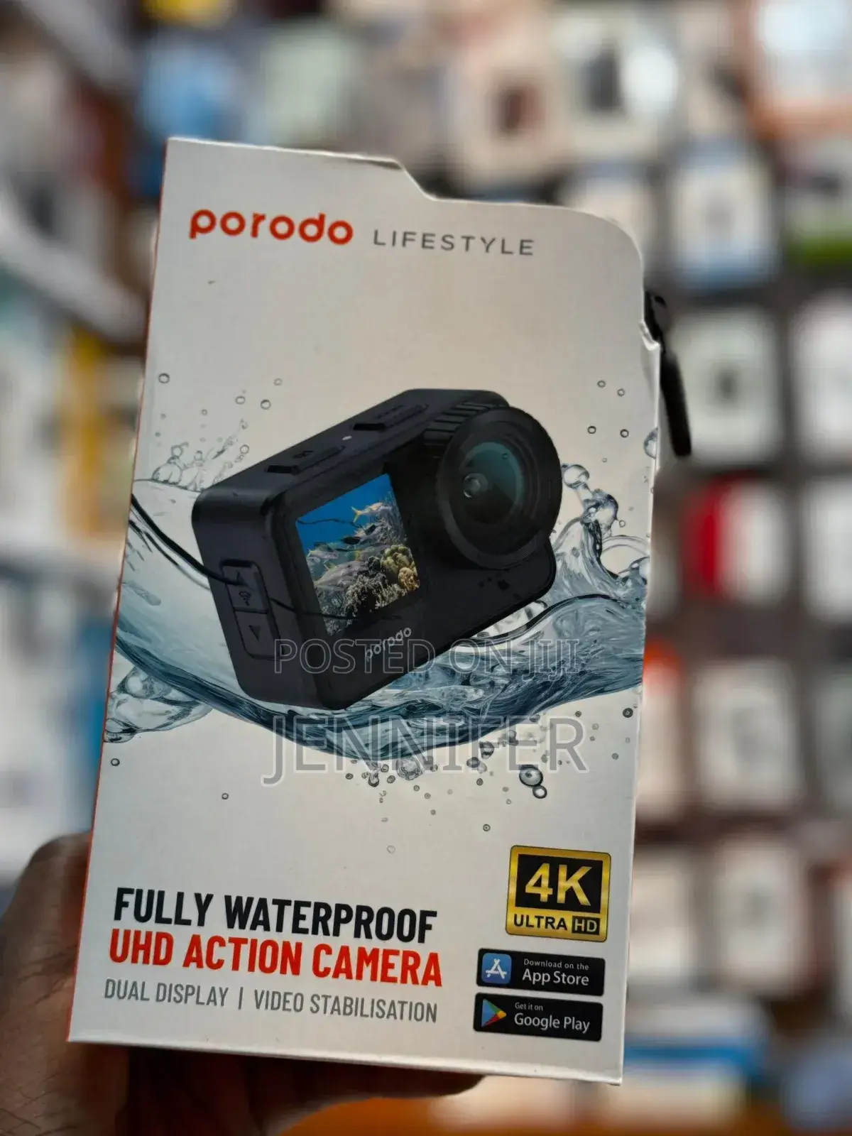 Fully Waterproof Uhd Action Camera CPD-5kacam-Bk.