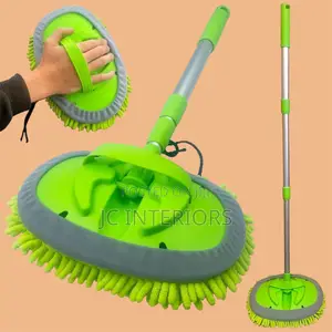 Car Wash Mop Head Microfiber Telescopic Cleaning Brush