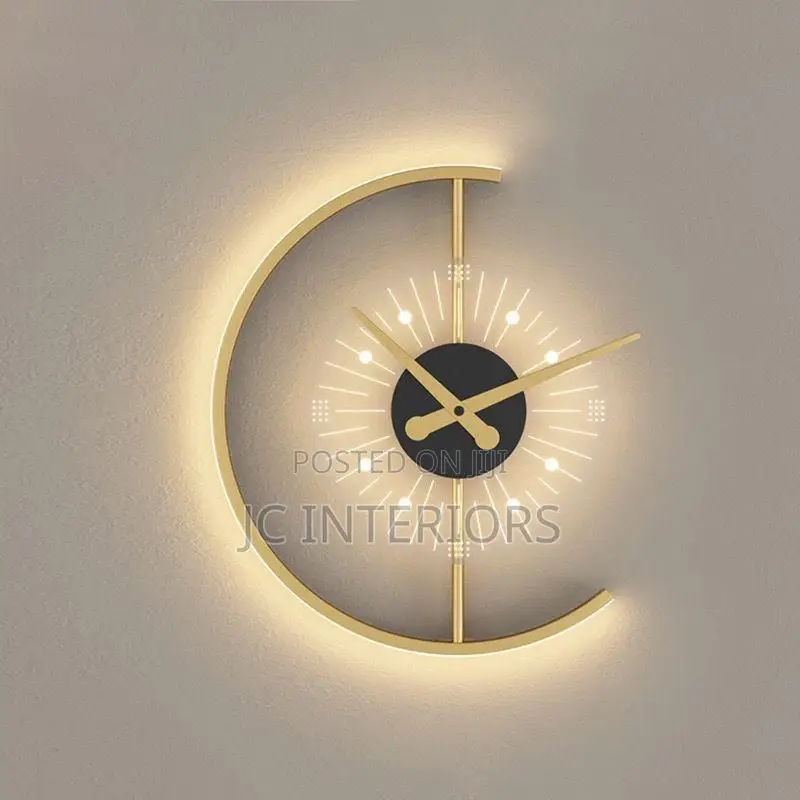Modern Led Wall Lamp Clock