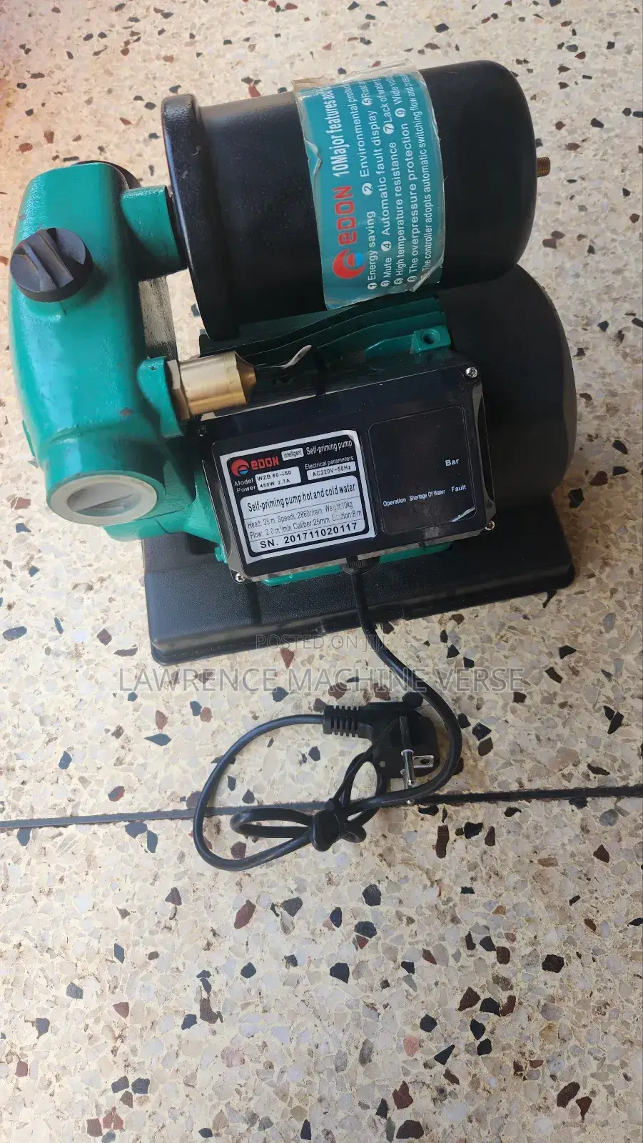 Hot and Cold Water Pump Surface