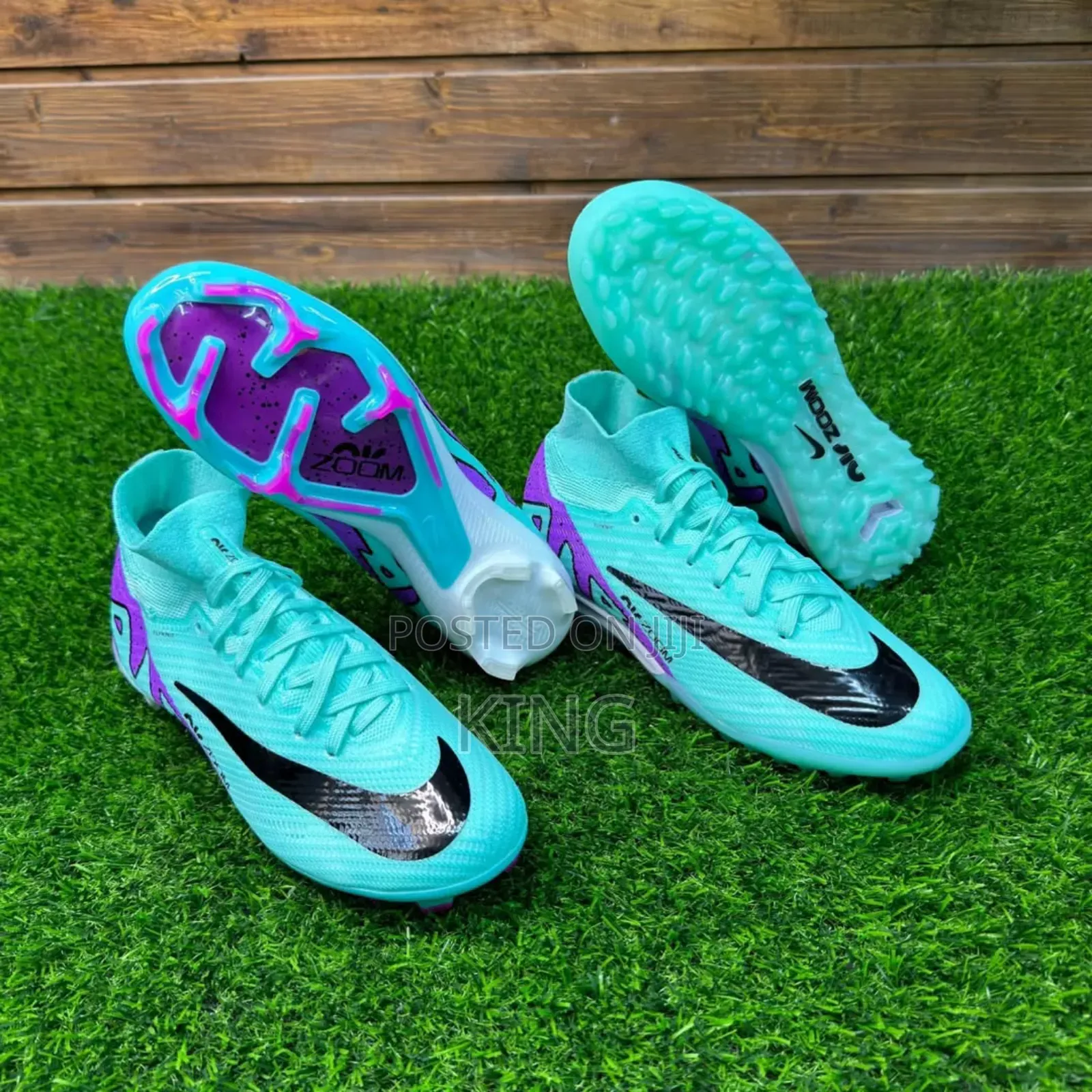 Luxy Nike Mercurial IX Turf Boots "Green"